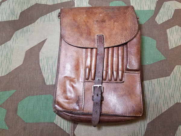 Original WWII German Leather M35 Map Case