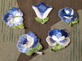 German Embroidered Flowers (Set of 10)