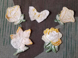 German Embroidered Flowers (Set of 10)