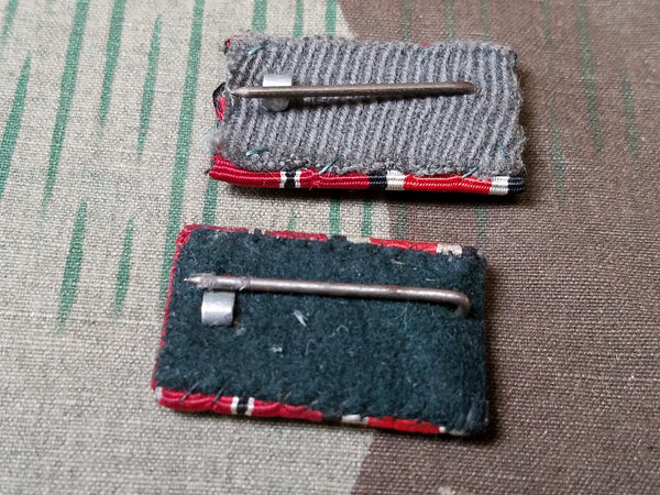 Original Iron Cross and Eastern Front "Frozen Meat" Ribbon Bar