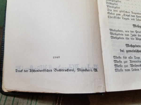Gebet und Gesangbuch für das Bistum Münster Catholic Prayer & Hymnal 1932 / 1940