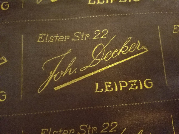Joh. Decker Clothing Labels