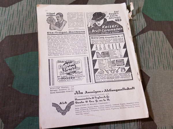 Sächsischer Kameradan-Kalender 1932