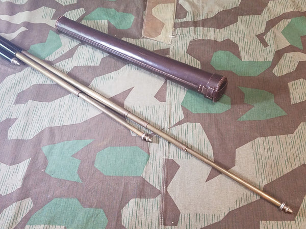 Camera Tripod in Leather Case