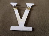 V for Victory Morse Code Pin