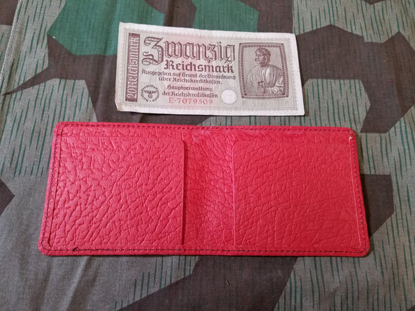 Red Pressed Paper Wallet