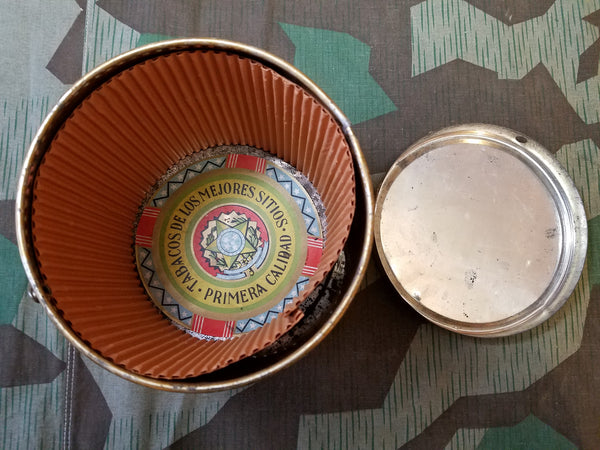 Original Big 50 Cigar Tin Brasil Santa Cruz