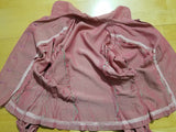 Button Down Pink Blouse <br> (B-36" W-28")