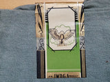Green Seamed Stockings IWDGA Label
