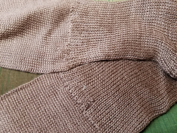 German Tan Socks Mens Size 11 1/2