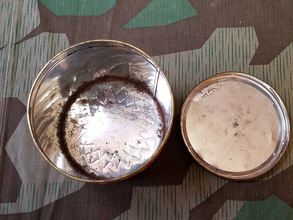 Period Striped Brandt Cookie Tin