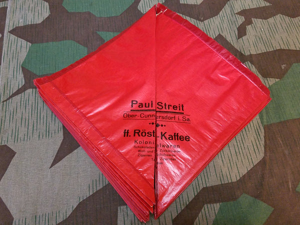 Red Triangular Coffee Bags