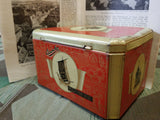 Eduscho Coffee Tin w/ 1939 Eduscho Magazine