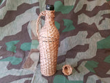 Glass and Wicker Jug