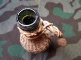 Glass and Wicker Jug