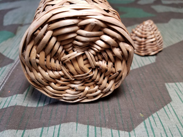 Glass and Wicker Jug