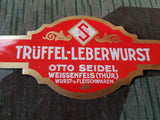 Original Sausage Wrappers Leberwurst, Schinkenwurst, Blockwurst (Set of 3)