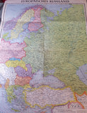 Original Tornisterschrift Map for Russia 1941