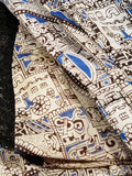 Aztec Novelty Print Dress <br> (B-34" W-28" H-37")
