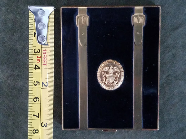 Matching US Navy Sweetheart Compact & Bracelet
