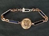 Matching US Navy Sweetheart Compact & Bracelet