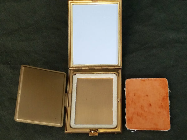 Matching US Navy Sweetheart Compact & Bracelet