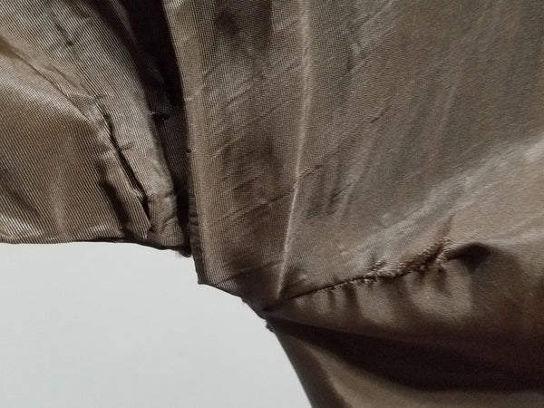Brown Button Down Dress <br> (B-43" W-37" H-54")