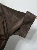 Brown Button Down Dress <br> (B-43" W-37" H-54")
