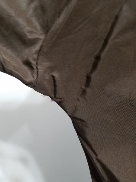 Brown Button Down Dress <br> (B-43" W-37" H-54")