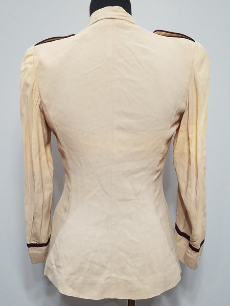 ANC Army Nurse Beige Jacket (as-is) <br> (B-36" W-28")