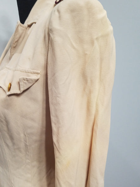 ANC Army Nurse Beige Jacket (as-is) <br> (B-36" W-28")