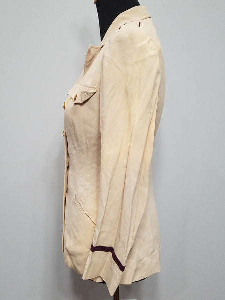ANC Army Nurse Beige Jacket (as-is) <br> (B-36" W-28")
