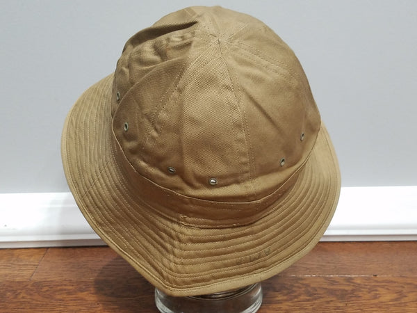 Tan WAAC WAC Daisy Mae Summer Hat (Size 21 1/2)