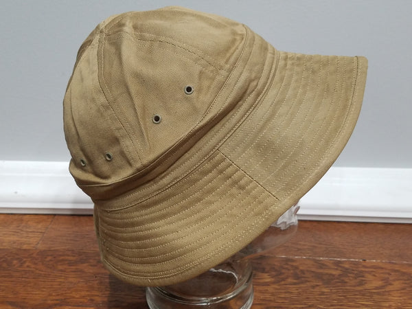 Tan WAAC WAC Daisy Mae Summer Hat (Size 21 1/2)