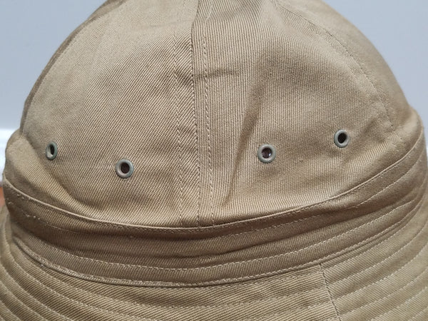 Tan WAAC WAC Daisy Mae Summer Hat (Size 21 1/2)
