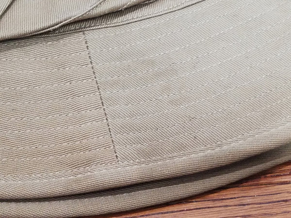 Tan WAAC WAC Daisy Mae Summer Hat (Size 21 1/2)