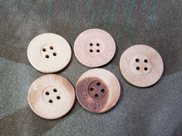 Arbeitsdienst Pressed Paper 20mm Buttons (Lot of 5)
