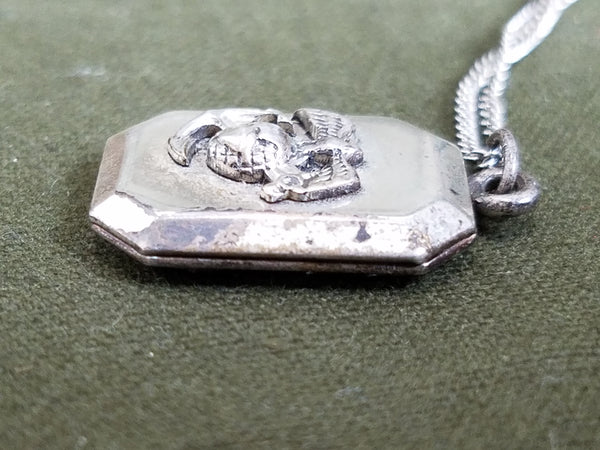 Marine Corps Sweetheart Locket Necklace