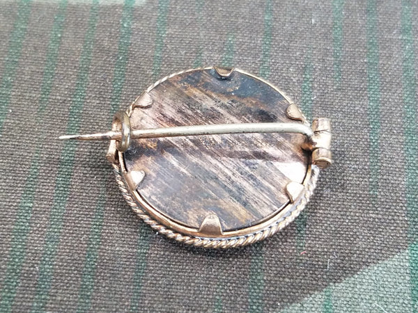 WWI German Soldier Photo Sweetheart Pin