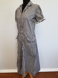 Black & White Checkered Dress <br> (B-42" W-35" H-46")