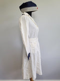 American Red Cross Production Corps Uniform Dress and Hat <br> (B-35" W-28" H-36.5")