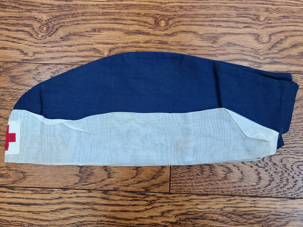 American Red Cross Production Corps Uniform Dress and Hat <br> (B-35" W-28" H-36.5")