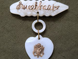 Mother of Pearl Army Sweetheart Pin