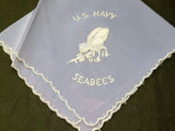 Seabees Sweetheart Hankie