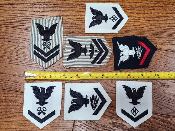 Lot of  7 Navy WAVES Patches