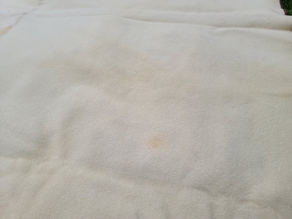 M.D. U.S. Army Wool Blanket 1944 Moth Holes & Stains