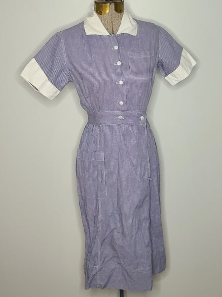Bruck's Nurse Uniform - Dress and Apron <br> (B-35" W-24" H-38")