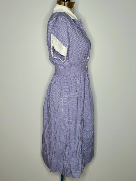 Bruck's Nurse Uniform - Dress and Apron <br> (B-35" W-24" H-38")