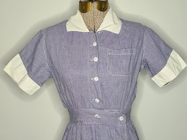 Bruck's Nurse Uniform - Dress and Apron <br> (B-35" W-24" H-38")