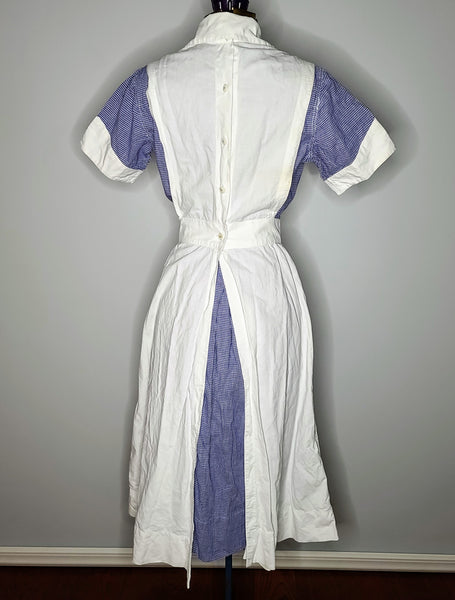 Bruck's Nurse Uniform - Dress and Apron <br> (B-35" W-24" H-38")